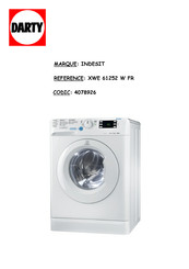 Indesit XWE 61252 Mode D'emploi