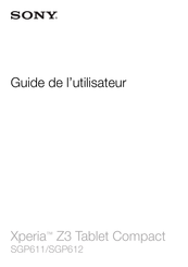 Sony SGP611 Guide De L'utilisateur