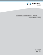 DANA BREVINI MT-5215-0806 Manuel D'installation Et D'entretien