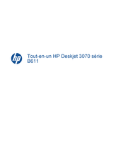 HP Deskjet 3070 Serie Manuel D'utilisation