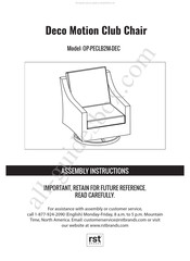 rst brands Deco OP-PECLB2M-POR Instructions D'installation