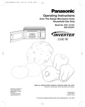 Panasonic INVERTER NN-SA247 Manuel D'instructions