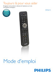 Philips SRP6013 Mode D'emploi