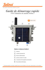 Solinst SolSat 5 9700 Guide De Démarrage Rapide