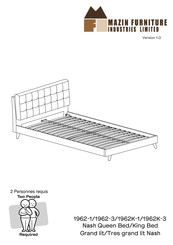 MAZIN FURNITURE 1962-1 Instructions De Montage