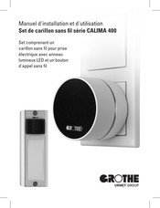 Urmet GROTHE CALIMA 400 Serie Manuel D'installation Et D'utilisation