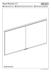 KEUCO Royal Modular 2.0 800200DDEG05X00 Instructions D'utilisation