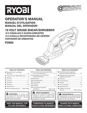 Ryobi ONE+ P2900BTL Manuel D'utilisation