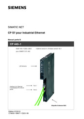 Siemens SIMATIC NET CP 443-1 Manuel