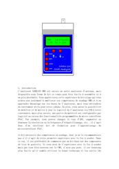 Generic SARK100 SWR Mode D'emploi