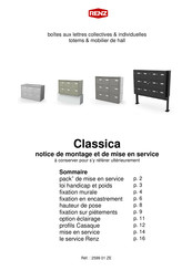 Renz Classica H3 Notice De Montage Et De Mise En Service