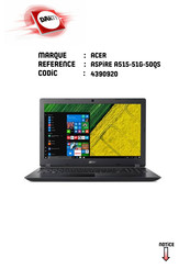 Acer Aspire 5 A515-51G Manuel D'utilisation