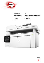 HP LaserJet Pro M129 Serie Guide De L'utilisateur