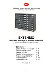 Renz EXTENSIO H8 Notice De Montage Et De Mise En Service