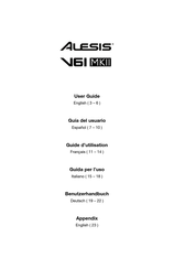 Alesis V61 MKII Guide D'utilisation