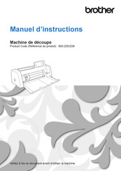 Brother 893-Z09 Manuel D'instructions