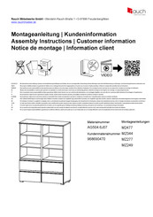 Rauch M2477 Instructions De Montage