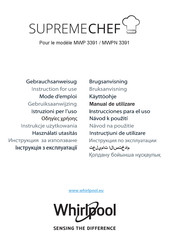 Whirlpool SUPREME CHEF MWPN 3391 Mode D'emploi