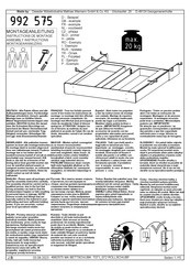 Oeseder Möbelindustrie 992 575 Instructions De Montage