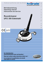 Kränzle Roundcleaner UFO 350 Instructions De Service