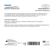 Philips RESPIRONICS DreamStation 2 Addendum Au Manuel D'utilisation