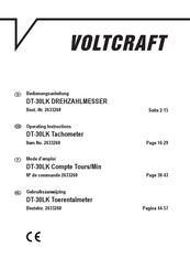 VOLTCRAFT 2633260 Mode D'emploi