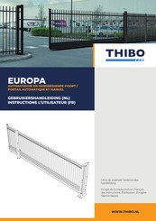 THIBO EUROPA Instructions De L'utilisateur