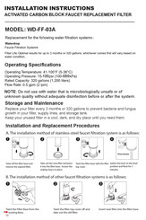 Waterdrop WD-FF-03A Mode D'emploi