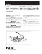 Eaton PORLWTPD1 Instructions D'installation