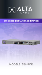 ALTA LABS S24-POE Guide De Démarrage Rapide