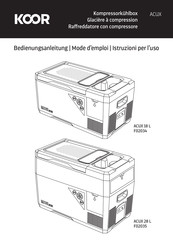 KOOR ACUX 28 L Mode D'emploi