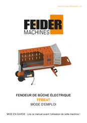 FEIDER Machines FFBE4T Instructions Originales