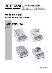 KERN PKS 2000-2 Mode D'emploi