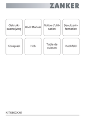 ZANKER KIT6460XXK Notice D'utilisation