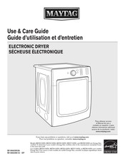 Maytag MED8100D0 Guide D'utilisation Et D'entretien