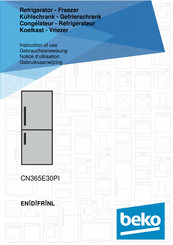 Beko CN365E30PI Notice D'utilisation