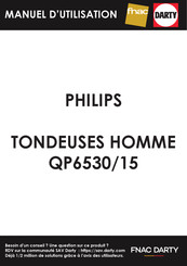 Philips ONE BLADE PRO QP6530/15 Mode D'emploi