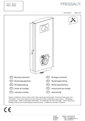 Pressalit Care Select TL1 R8032 Notice De Montage