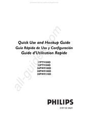 Philips 32PT9100D/37B Guide D'utilisation Rapide