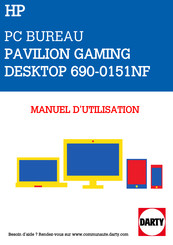 HP PAVILION GAMING 690-0151NF Manuel De L'utilisateur