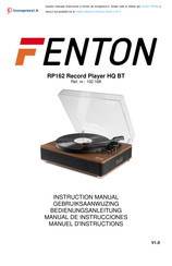 Fenton RP305 Manuel D'instructions