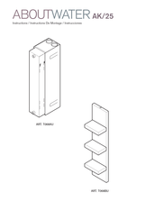 ABOUTWATER AK/25 T068BU Instructions De Montage