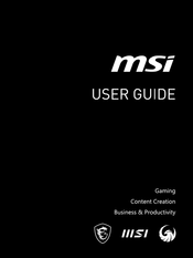 MSI Pulse 16 AI C1VGKG-052BE AZERTY Manuel D'utilisation