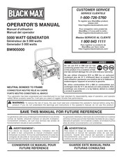 Black Max BM905000 Manuel D'utilisation