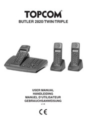 Topcom BUTLER 2820 Manuel D'utilisateur