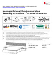 Rauch Lamella AG199.0HA3.60 Instructions De Montage