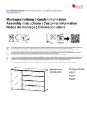 Rauch Modesty AC383.683G Instructions De Montage