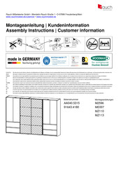 Rauch Fulda AA040.5315 Instructions De Montage