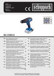 Scheppach BC-CD60-X Mode D'emploi