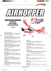 Axion AIRHOPPER AX-00110-M1 Mode D'emploi